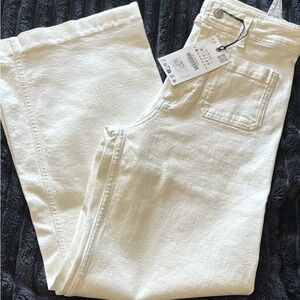 Zara Women's Cream Jeans